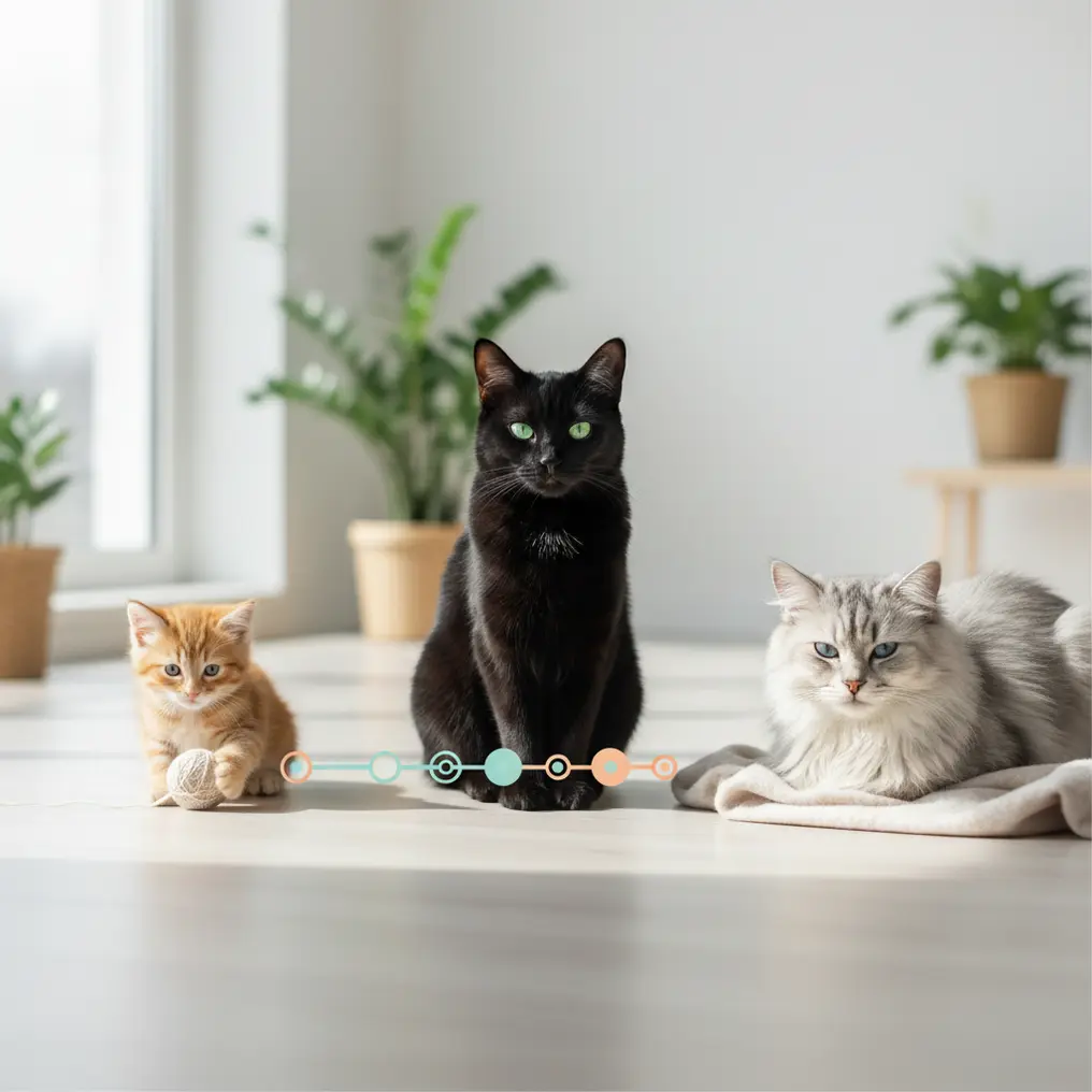 Hoe oud worden katten? Levensverwachting, fases en slimme zorg