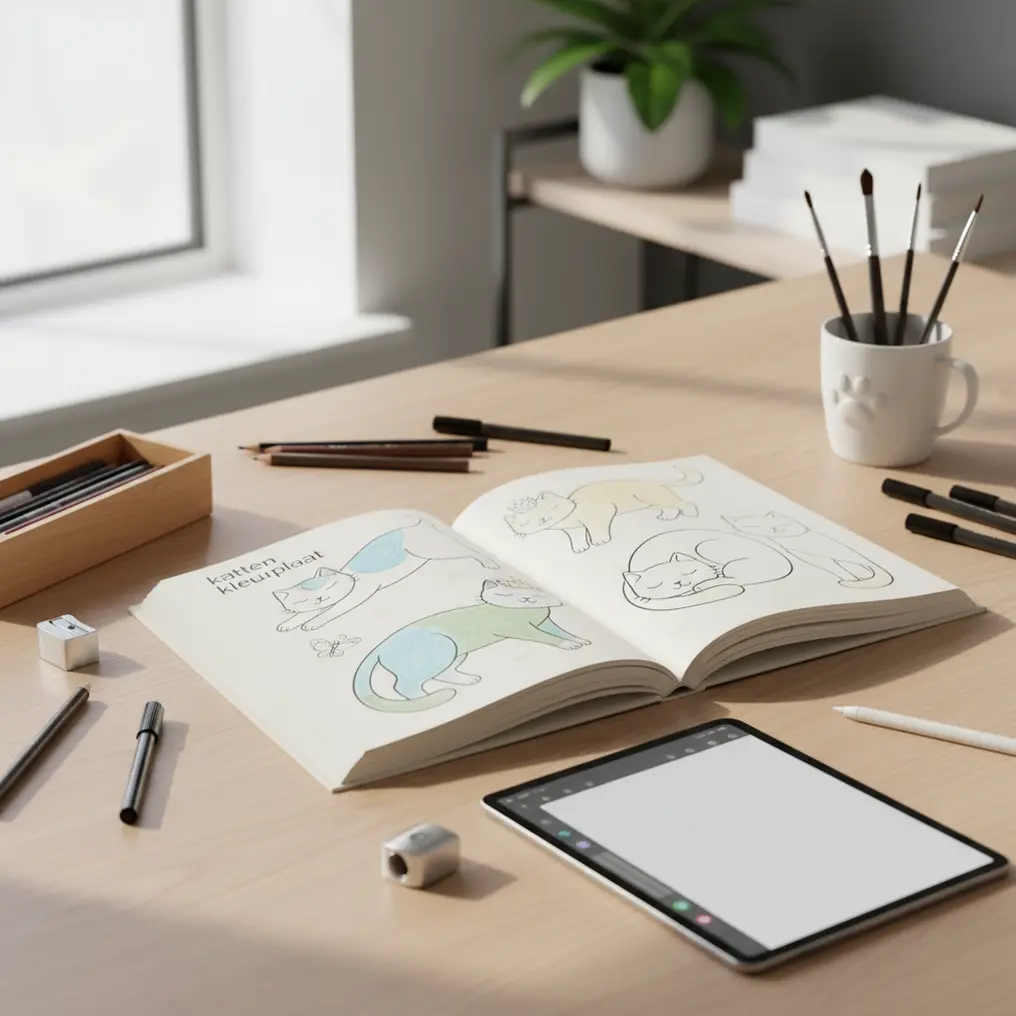 Katten kleurplaat: inspiratie, tips en printen voor thuis