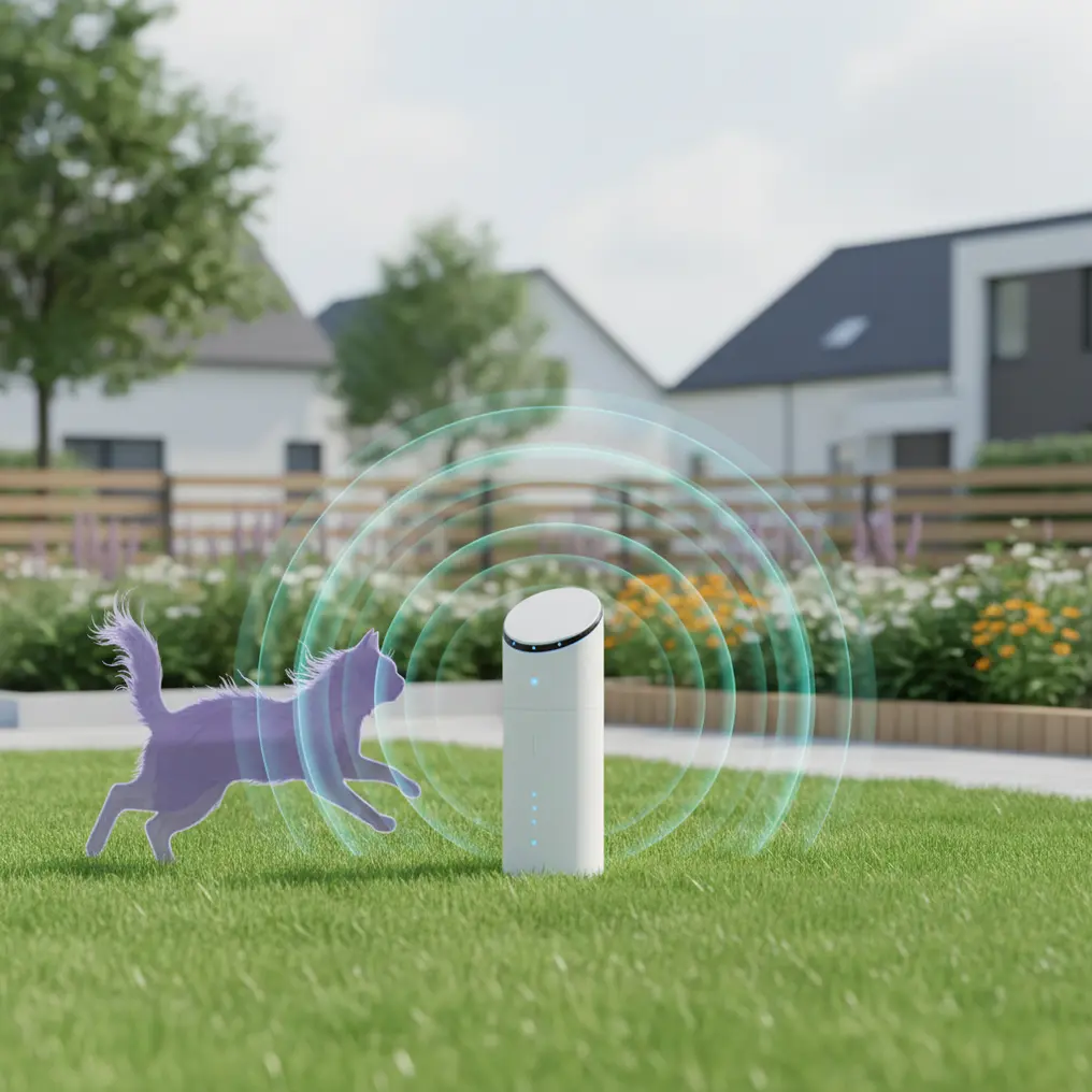Katten verjager: complete gids voor kiezen, plaatsen en resultaat