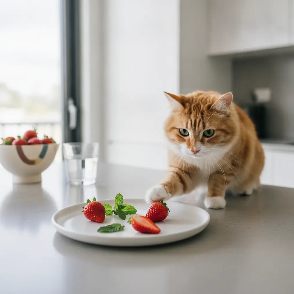 Mogen katten aardbeien eten? Veiligheid, hoeveelheden en praktische tips