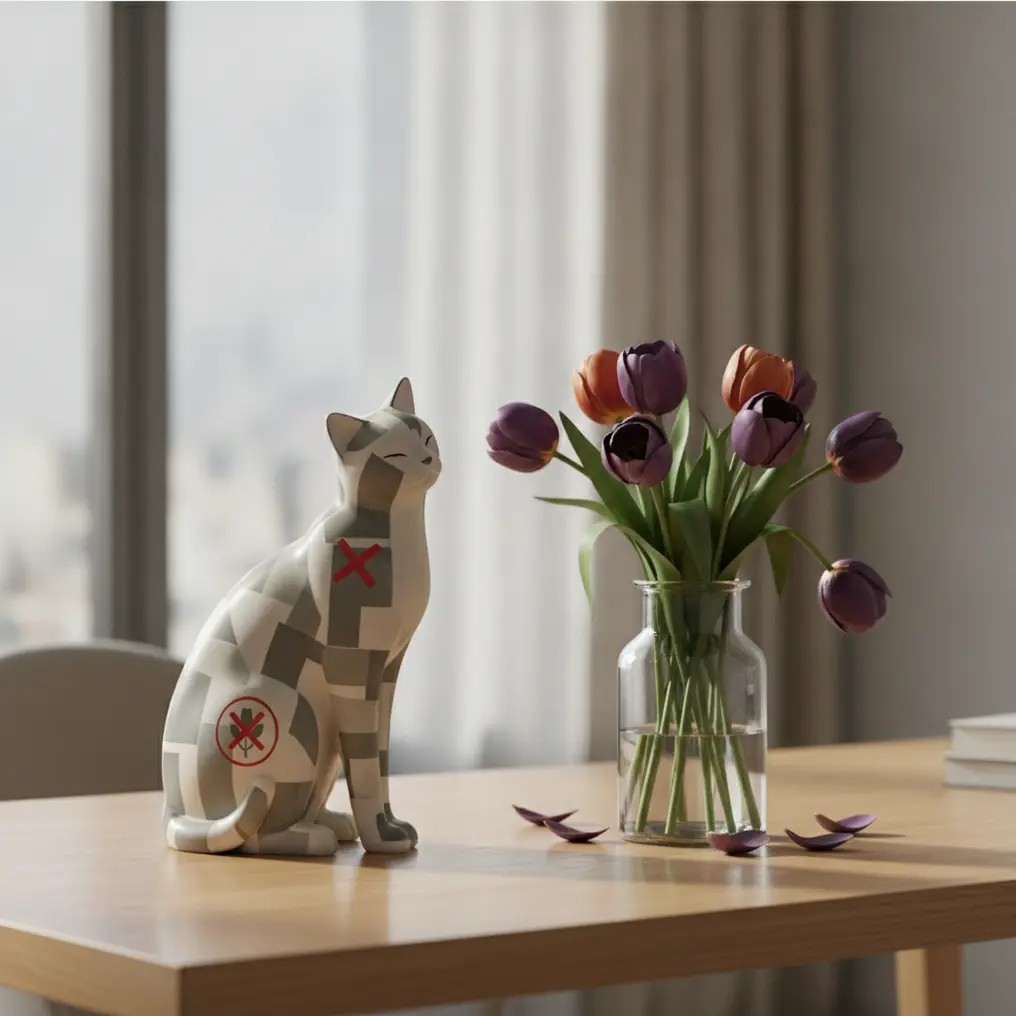 Tulpen giftig voor katten: zo herken je klachten en zo houd je het veilig in huis